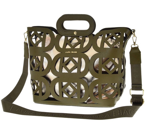 Torebka LAURA BIAGGI MG424 MILITARY GREEN