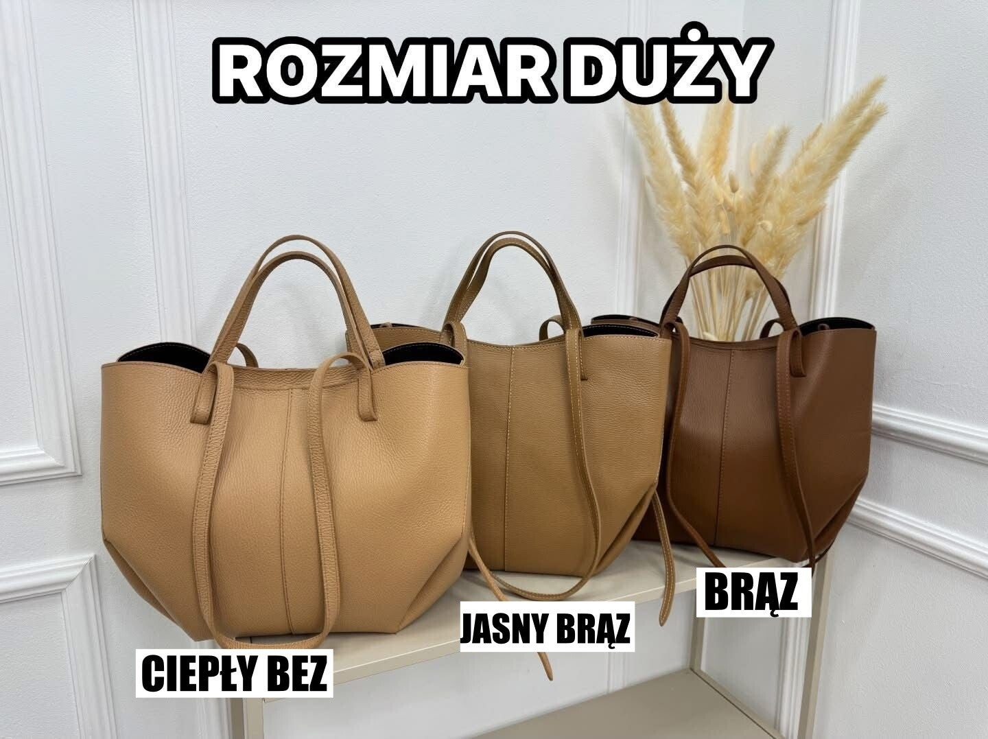 Torebka VERA PELLE POLI MAXI SKÓRA