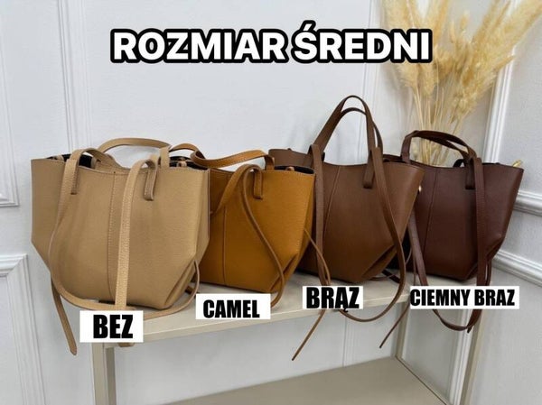 Torebka VERA PELLE POLI MIDI SKÓRA