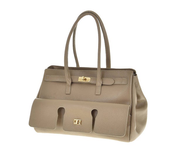 Torebka LAURA BIAGGI TS-S2519 skóra TAUPE