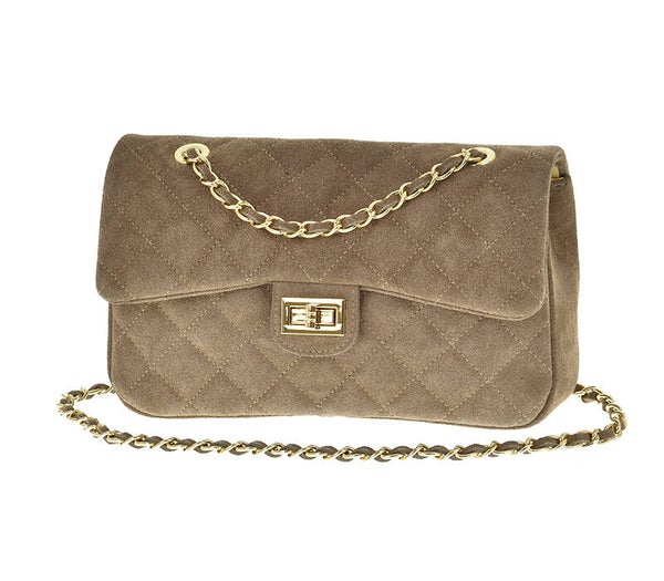 Torebka LAURA BIAGGI zamsz TS64-03 MOCHA