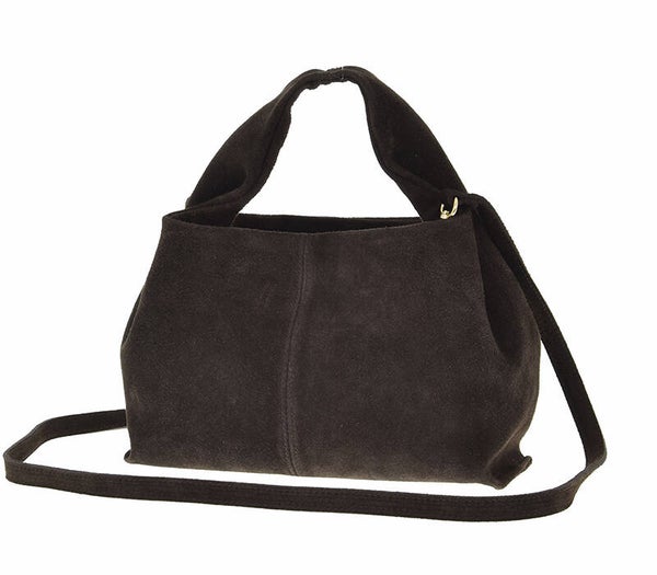 Torebka LAURA BIAGGI zamsz TS66-9003 CZEKOLADA