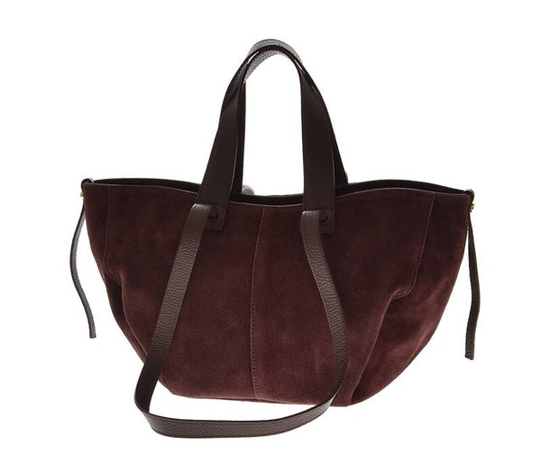Torebka LAURA BIAGGI zamsz TS98-141 BORDO