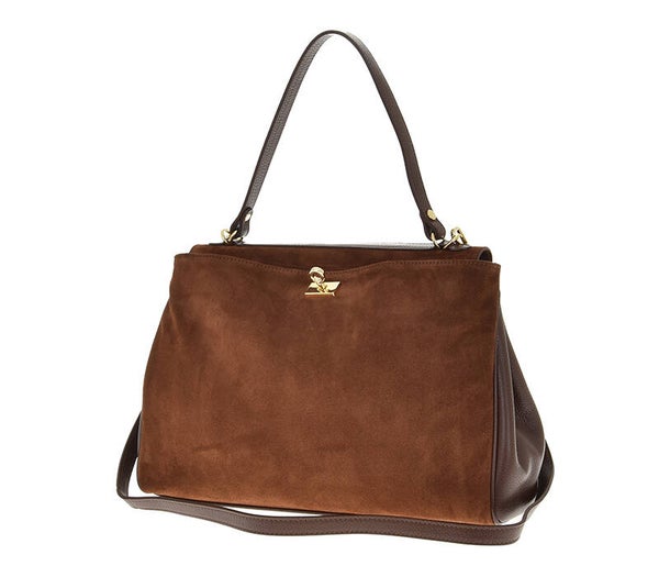 Torebka LAURA BIAGGI TS98-153 zamsz BRĄZ