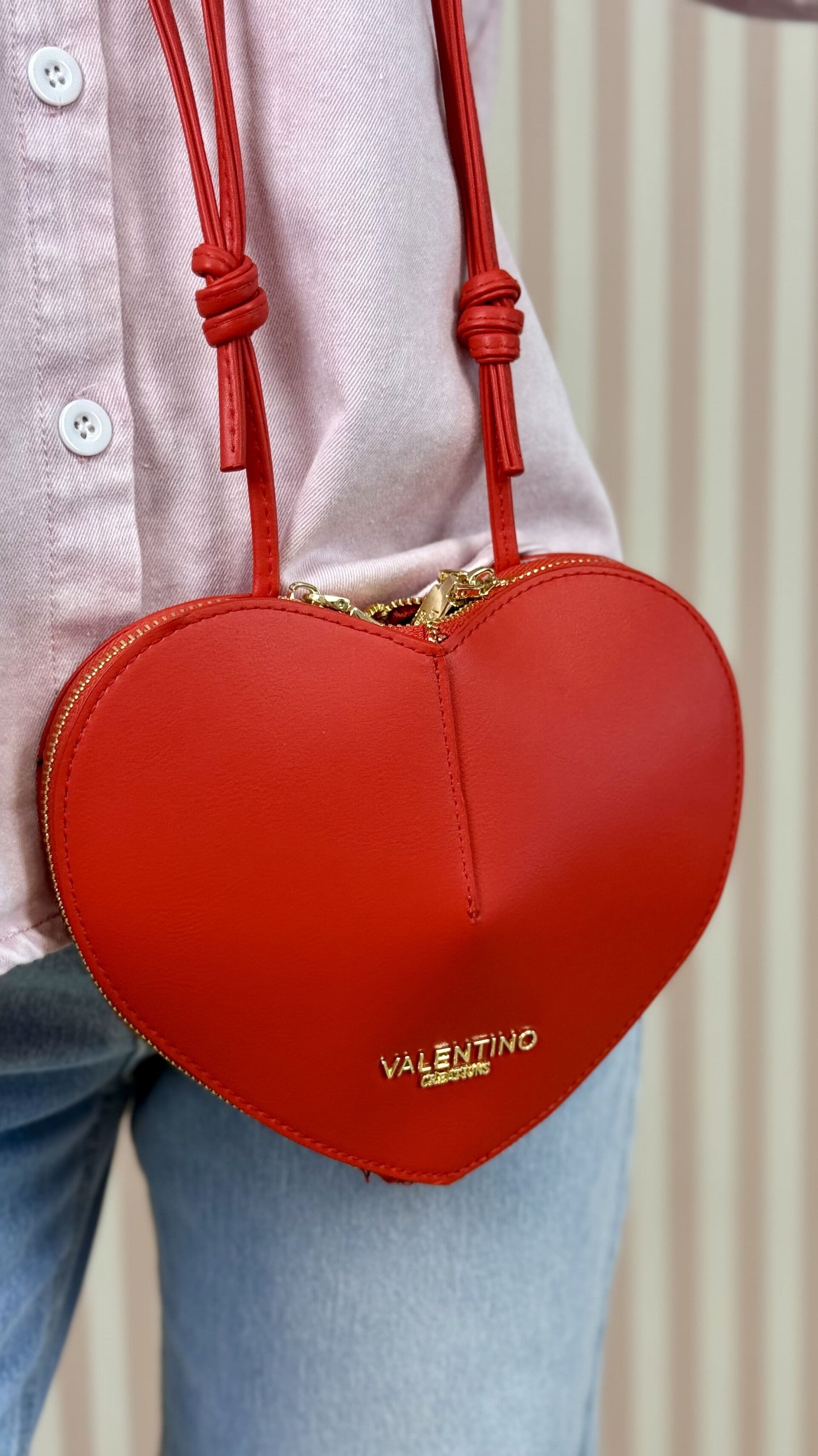 Torebka VALENTINO CREATION serce CZERWONA