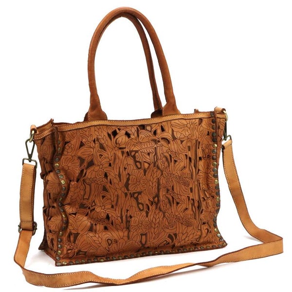 Torebka PELLE LAVATA VS 096-302 CAMEL