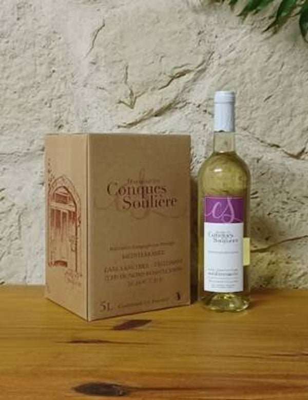 Fontaine à vin BLANC 5 litres