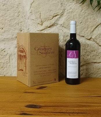 Fontaine à vin ROUGE 5 litres