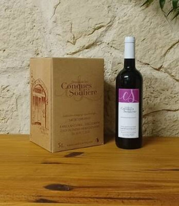 Fontaine à vin ROUGE 5 litres