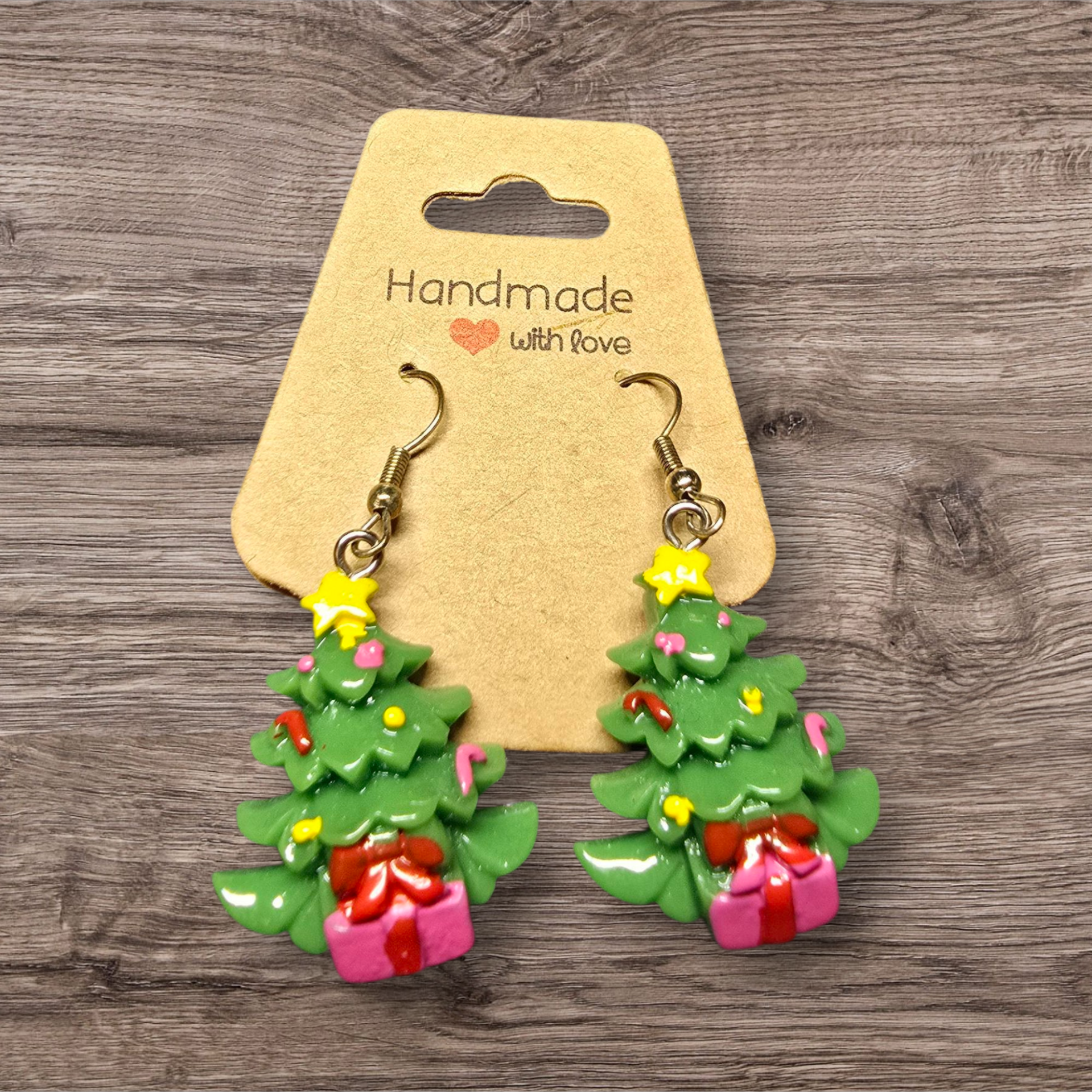 Boucles d'oreilles Sapin de Noël