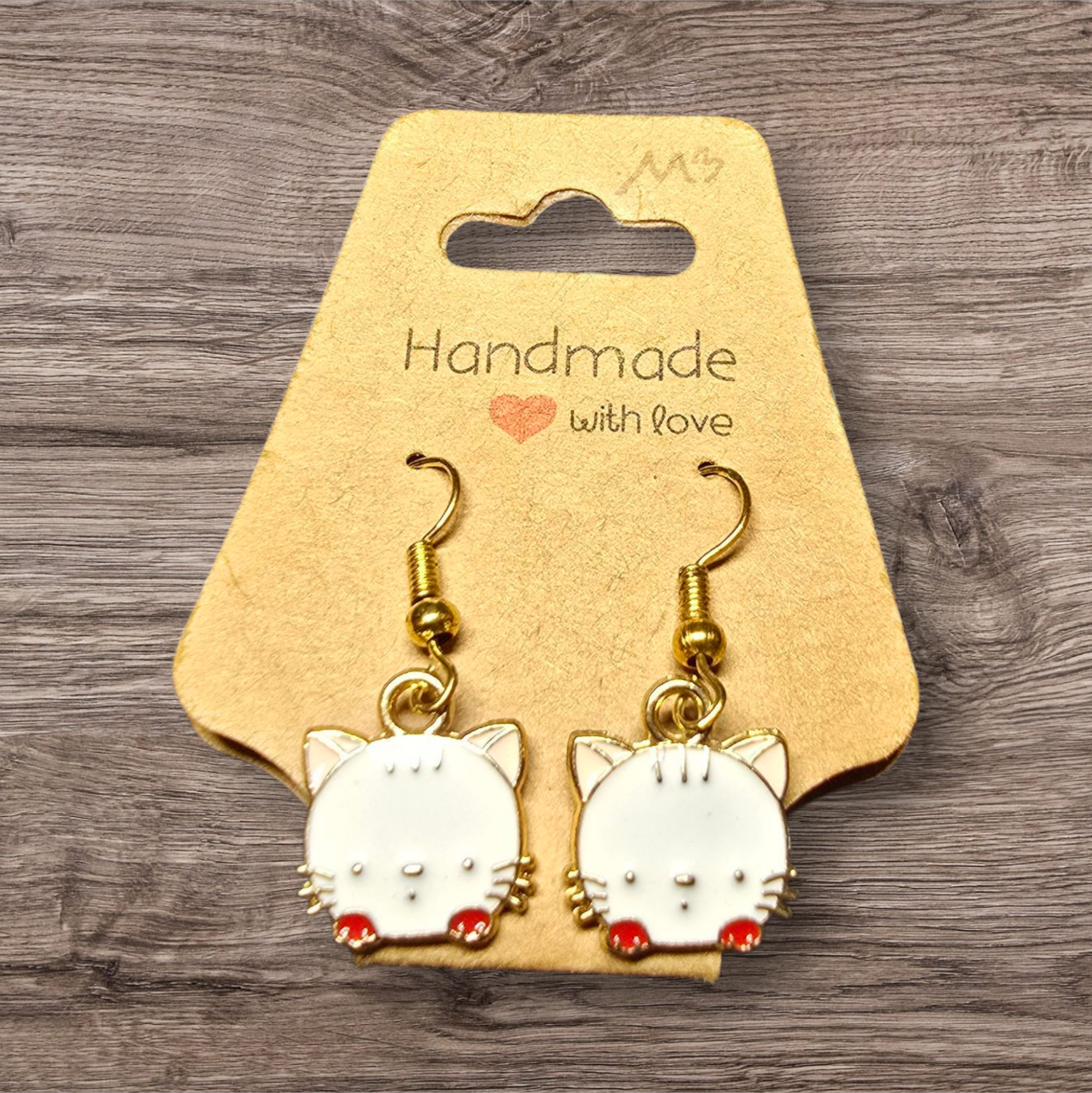 Boucles d'oreilles Tête de chat