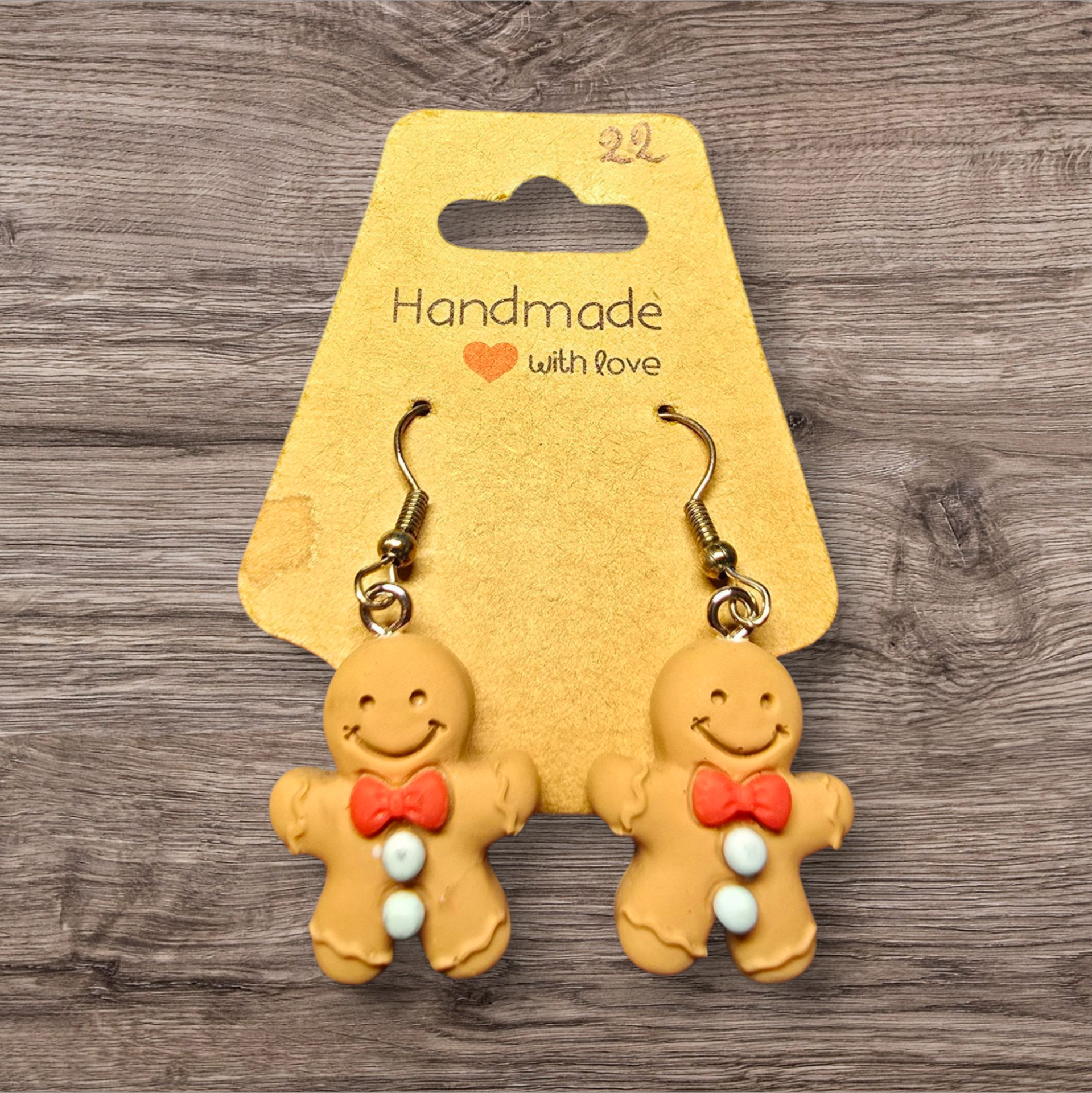 Boucles d'oreilles Pain d'épice