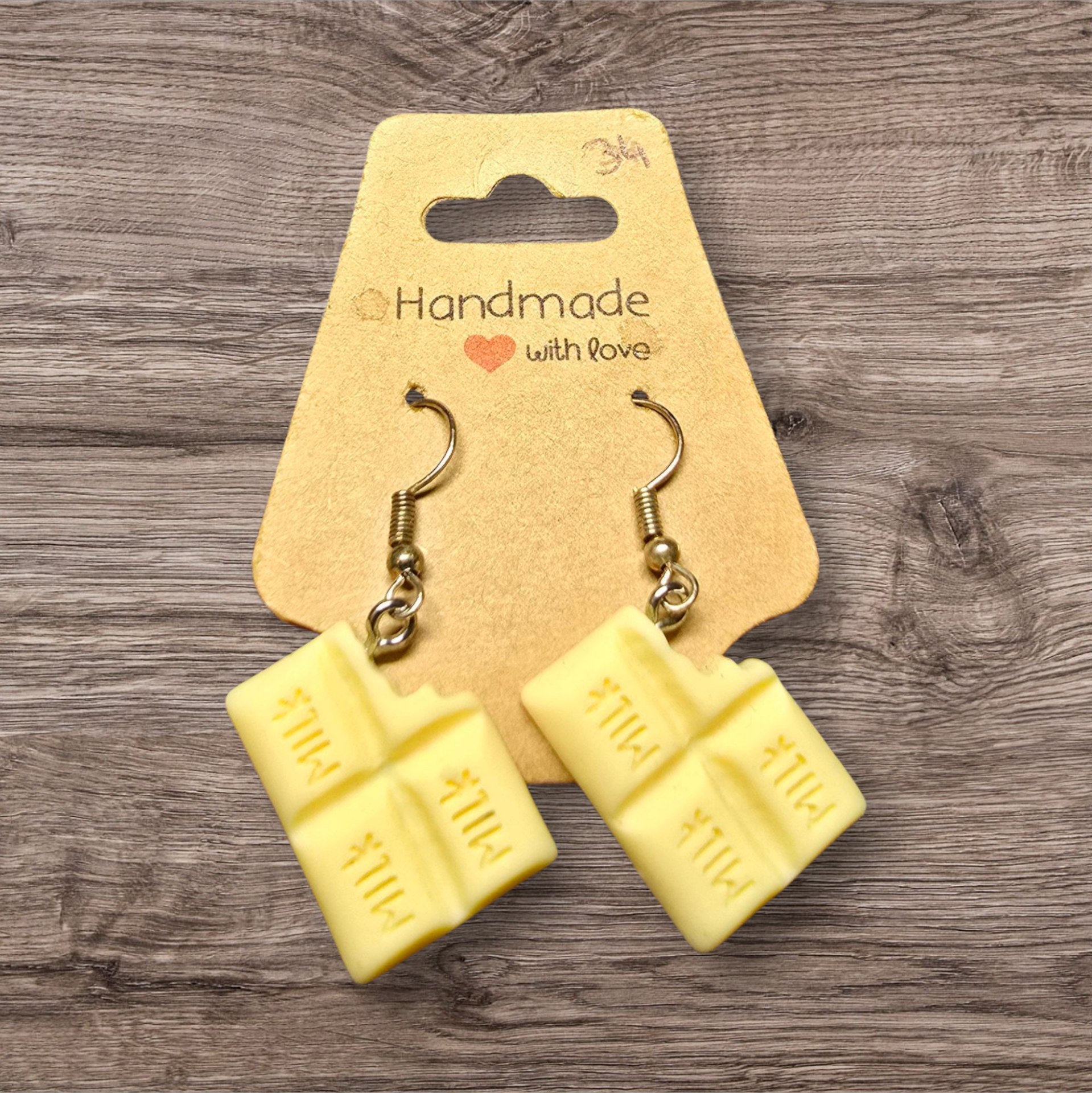 Boucles d'oreilles Chocolat