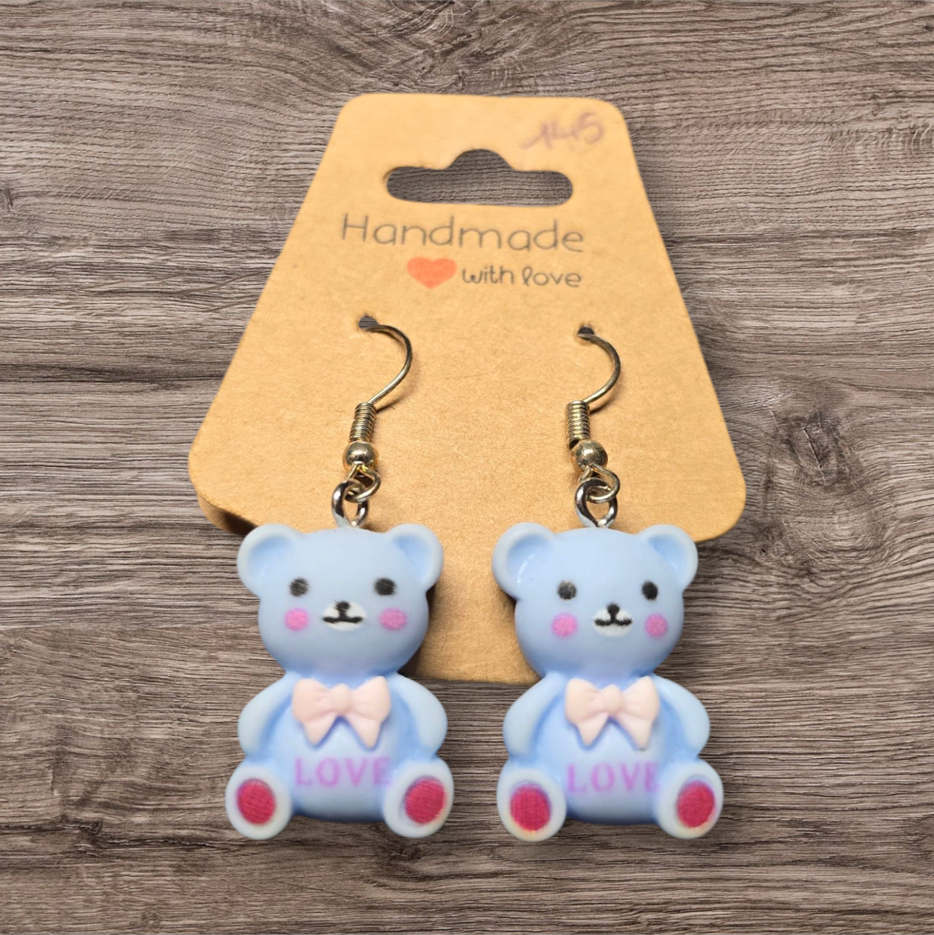 Boucles d'oreilles Nounours