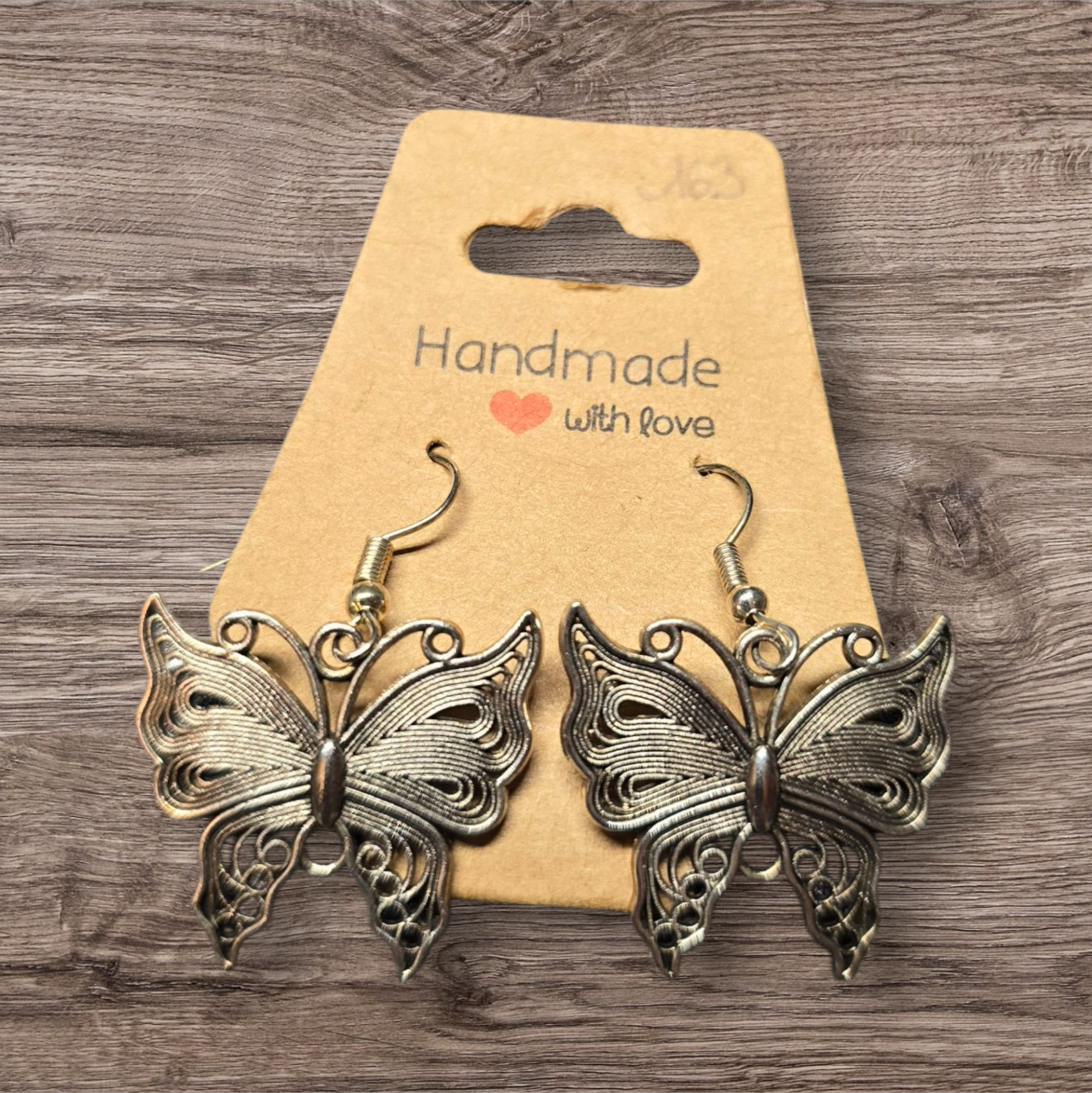 Boucles d'oreilles Papillon