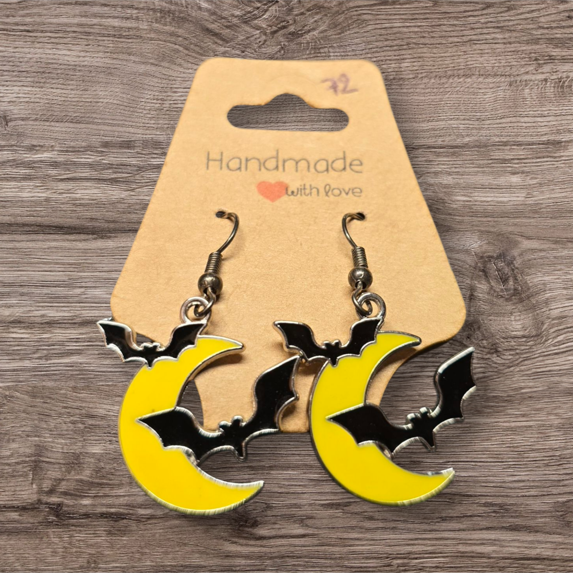 Boucles d'oreilles Batman