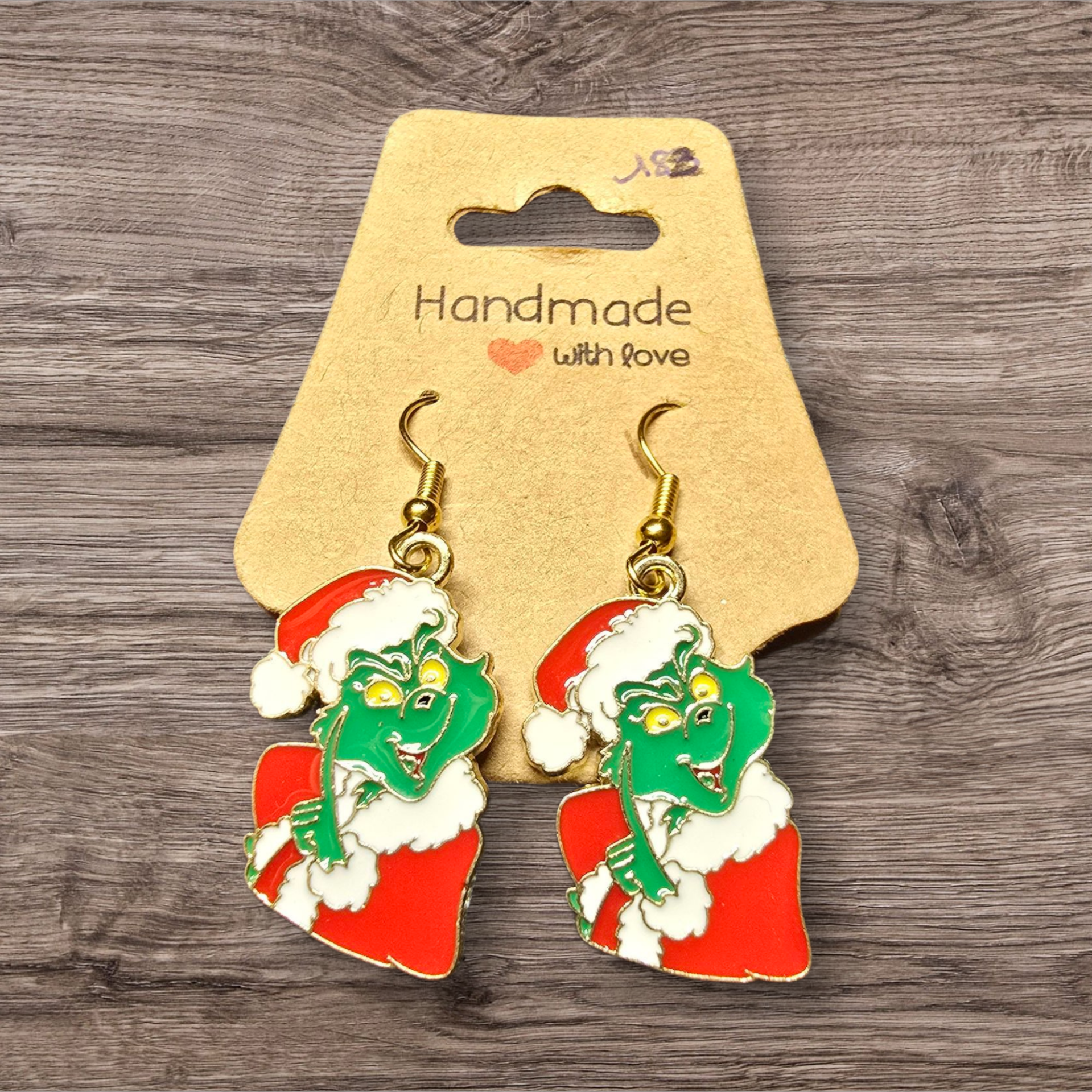 Boucles d'oreilles Le Grinch
