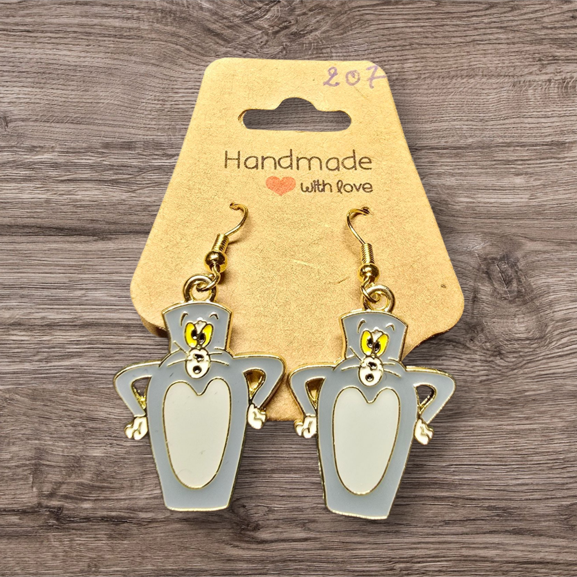 Boucles d'oreilles Tom & Jerry