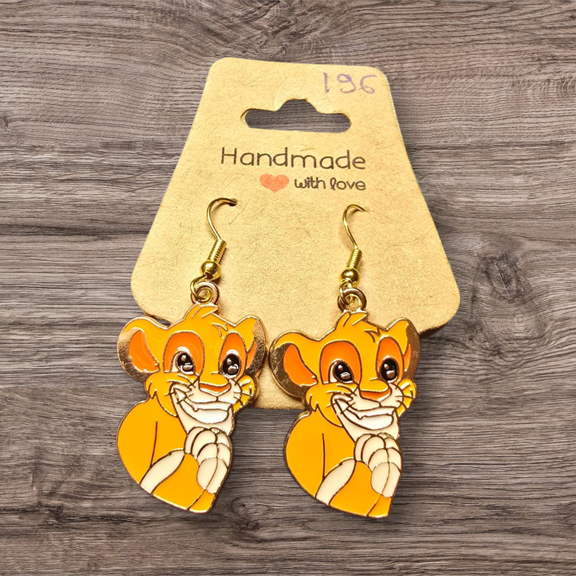 Boucles d'oreilles Simba