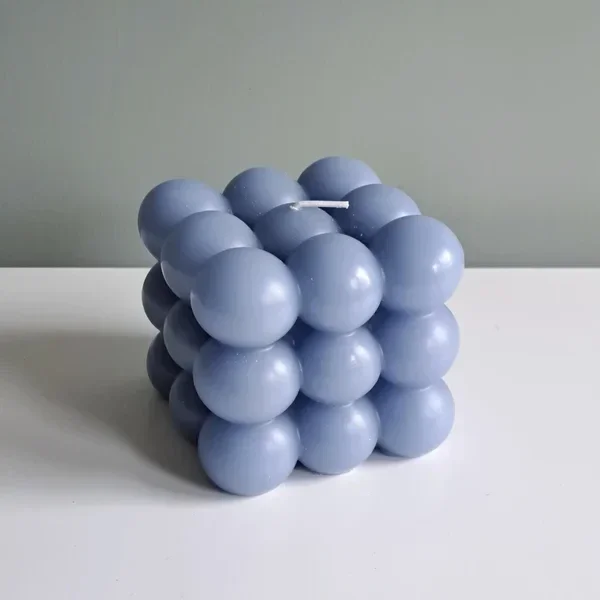 Bubble Kaars Ravie - 3 x 3 Lavendel
