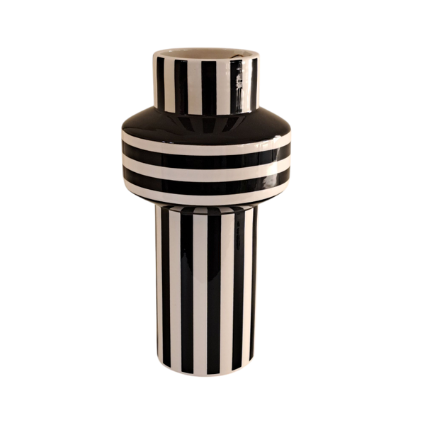 Vaas Retro Zwart Hals