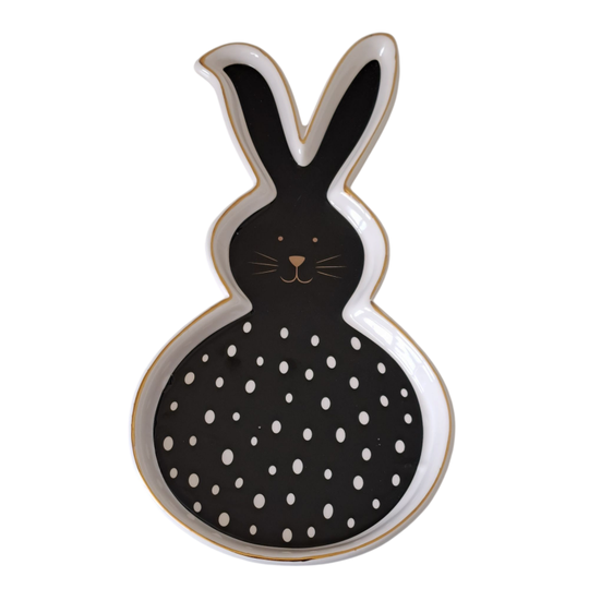 Schaaltje Konijn - Zwart