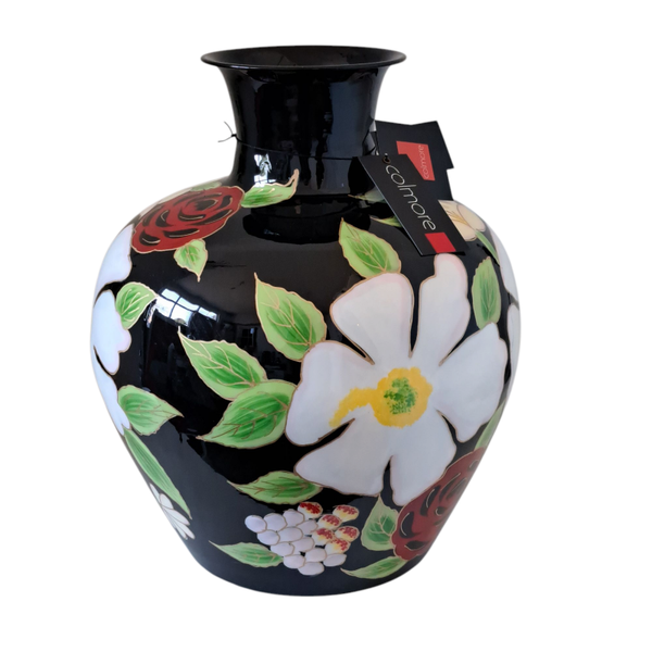 Vaas Handbeschilderd Zwart