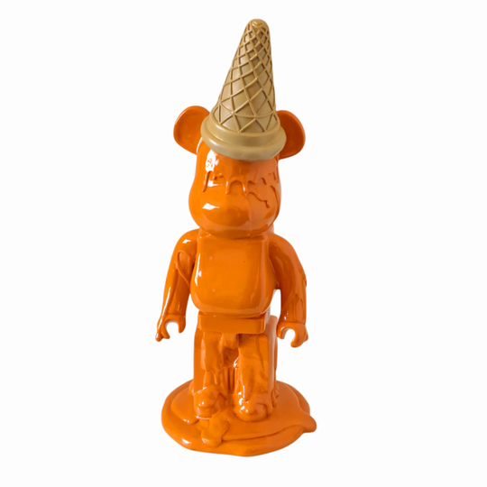 Beeld Beer IJshoorn - Oranje