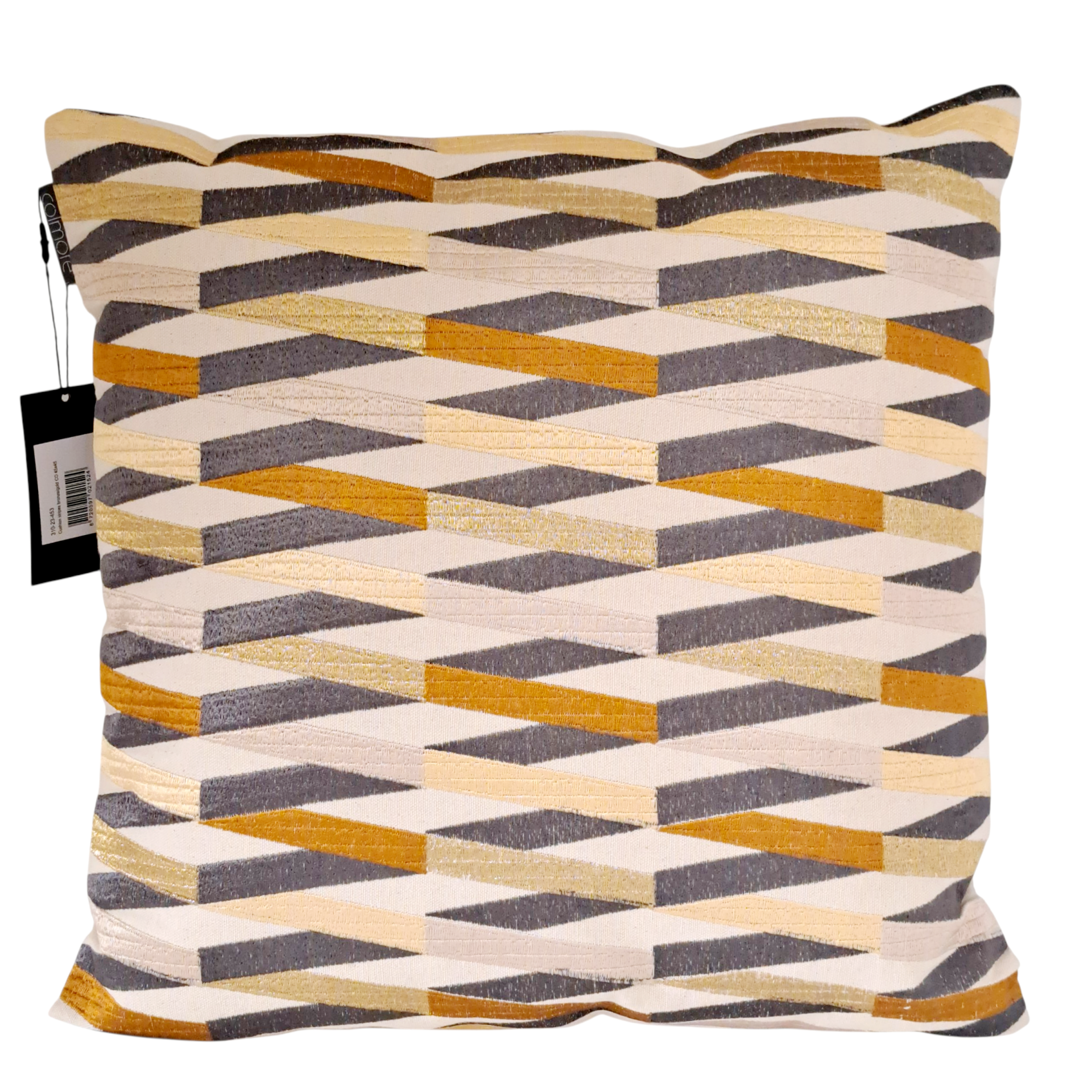 Kussen Colmore - Strepen Brons Goud