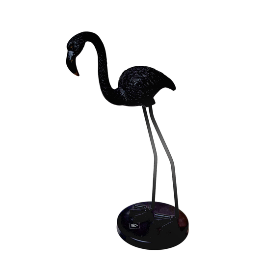 Beeld Flamingo Zwart