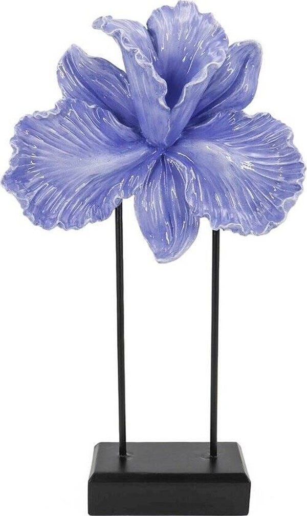 Decoratie Beeld Standaard Bloem Paars