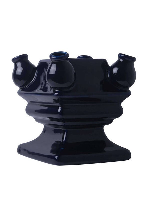 Heinen Delfts Blauw Tulpenvaas Stapelgekte Donkerblauw - Bodem