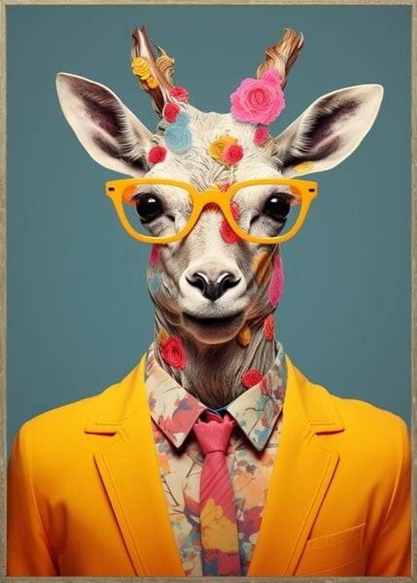 Wanddecoratie Stylish Goat