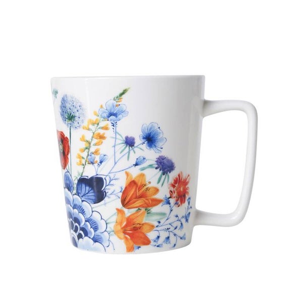 Heinen Delfts Blauw Mok Wildbloemen Oasis
