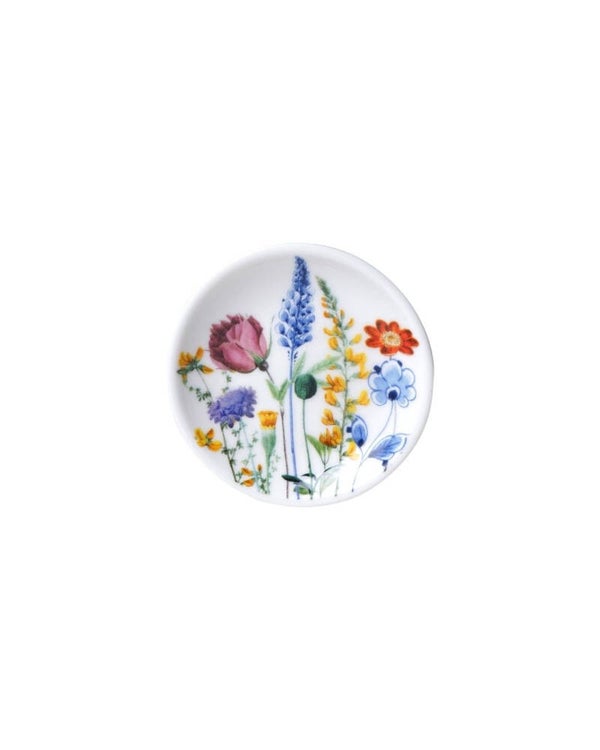 Heinen Delfts Blauw Theezakjehouder Wildbloemen