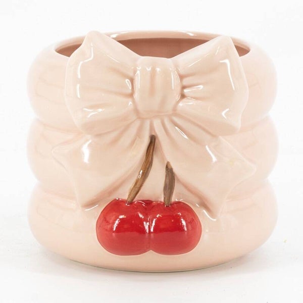 Bloempot Kersen en Strik