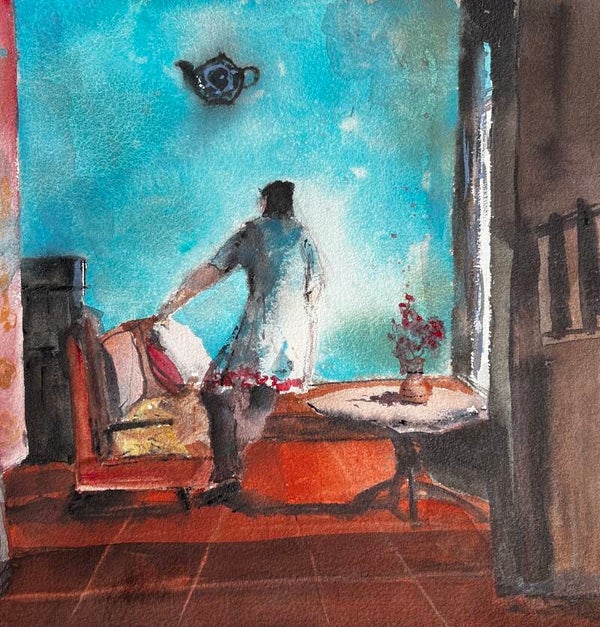 Aquarel Tea room Vietnam