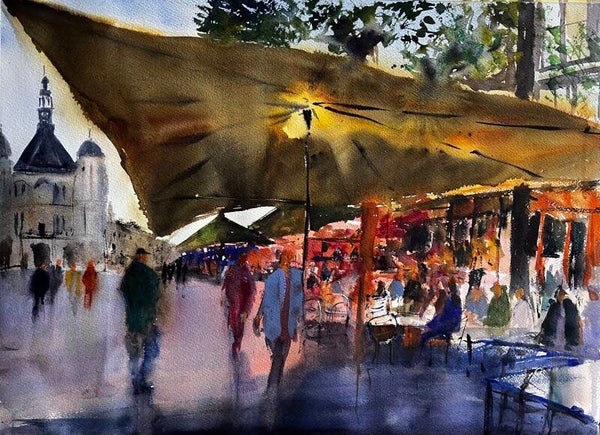 Aquarel Deventer, Brink