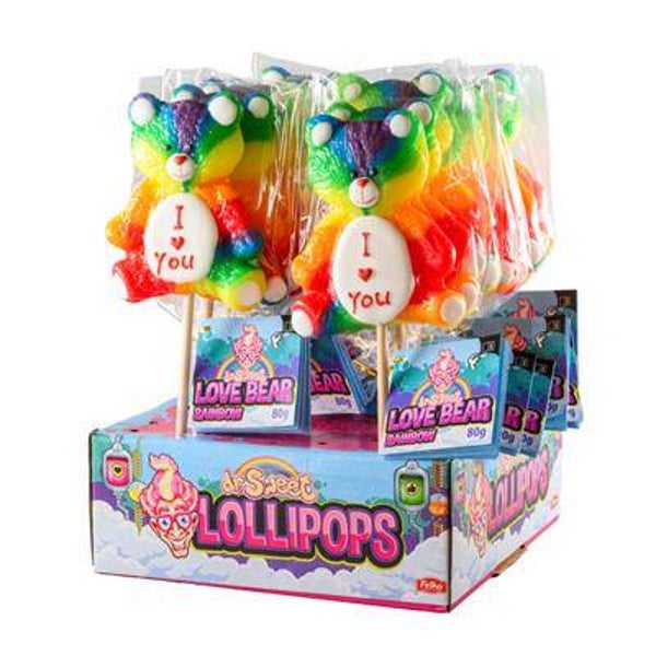 Regenboogbeer Lolly (I Love You)