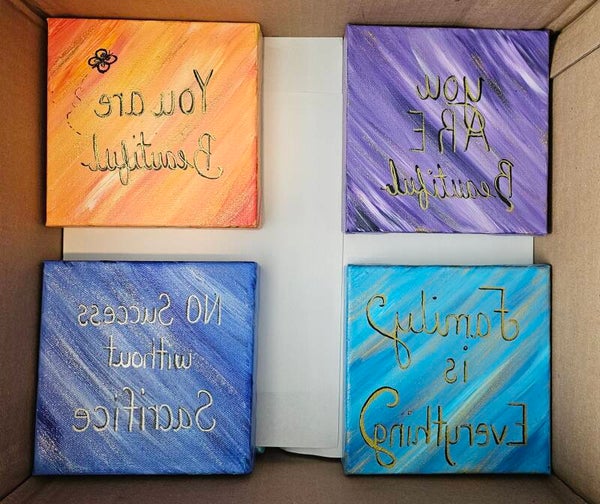 Mirror-Writing Wall Art