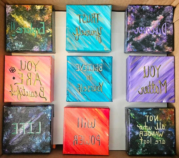 Mirror-Writing Wall Art