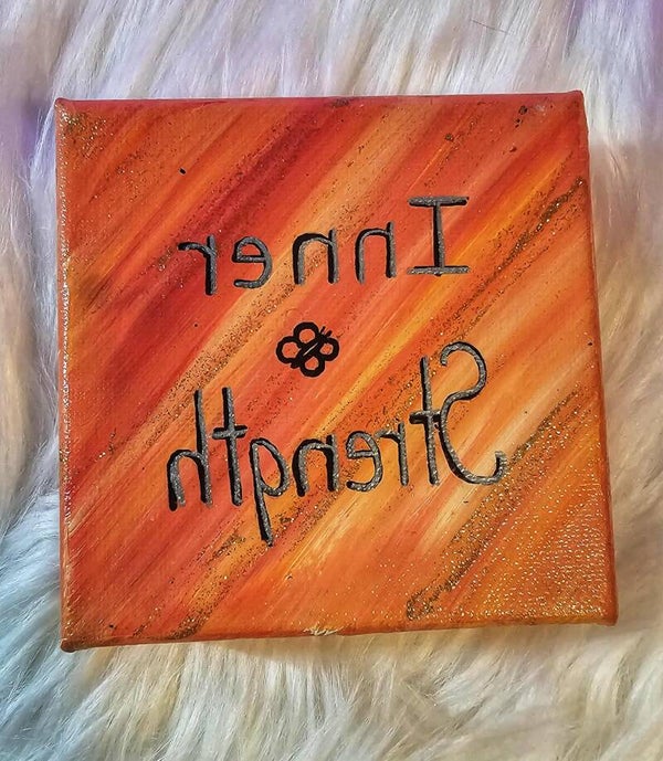 Motivational Mirror-Writing: Wall Art (Small)