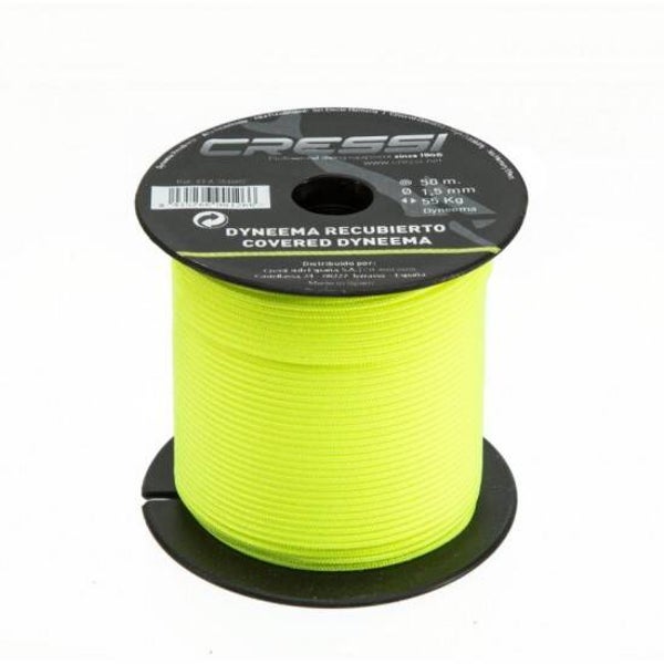 HILO BOBINA DYNEEMA CON FUNDA 1,5MM 50MTR CRESSI