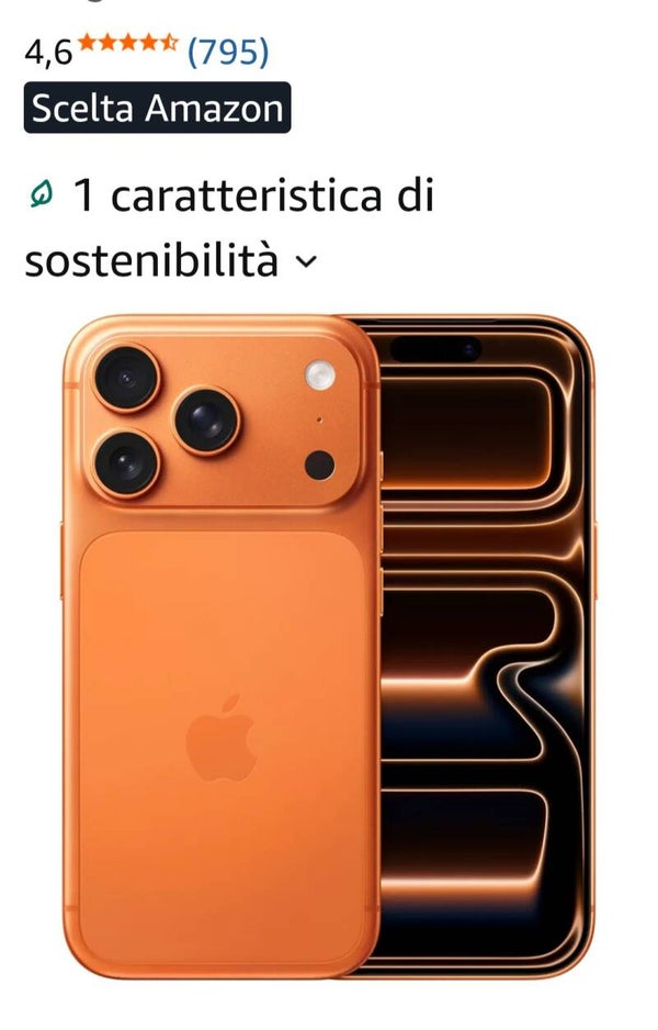 Smartphone apple 17 pro max