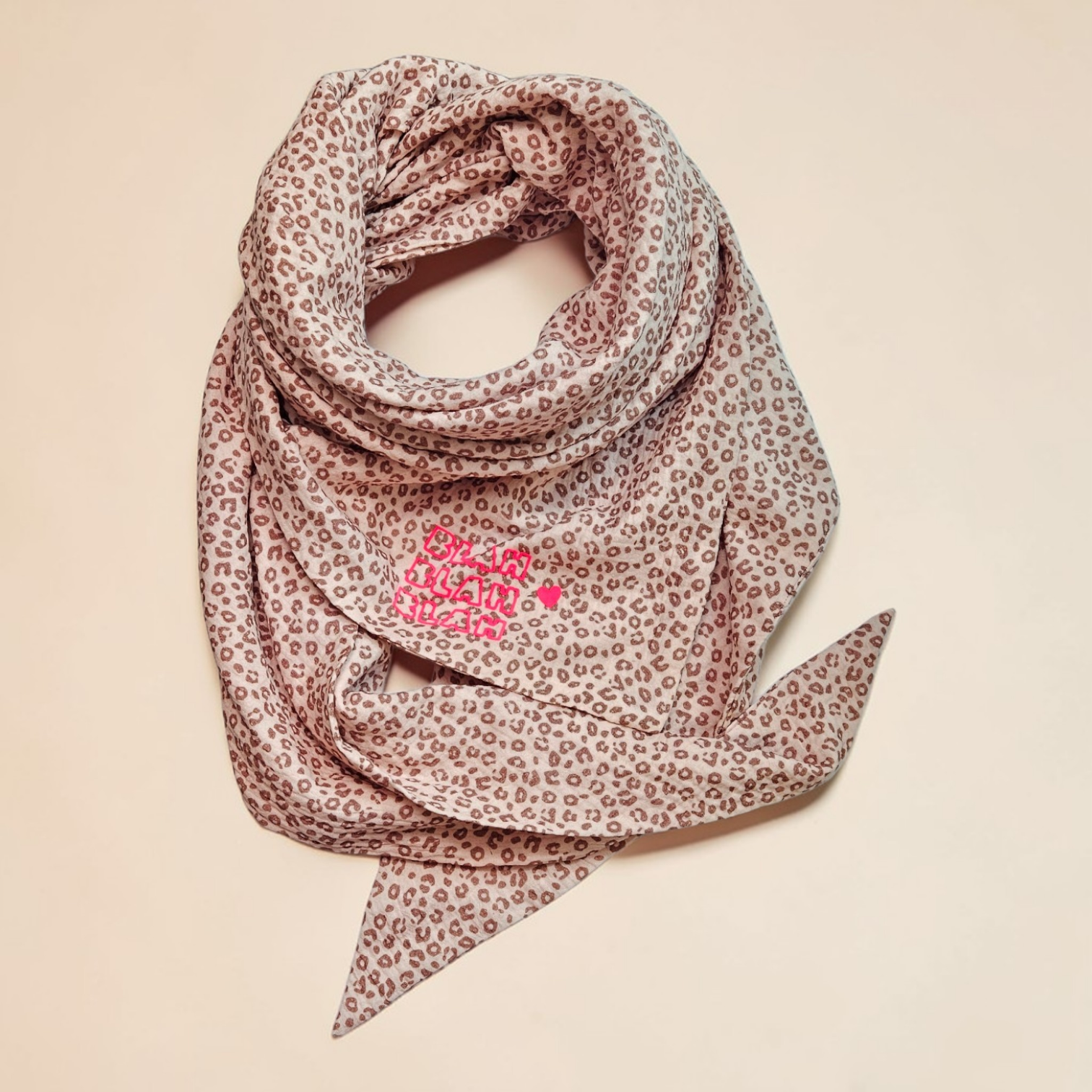 XXL Musselintuch Leo BlahBlahBlah