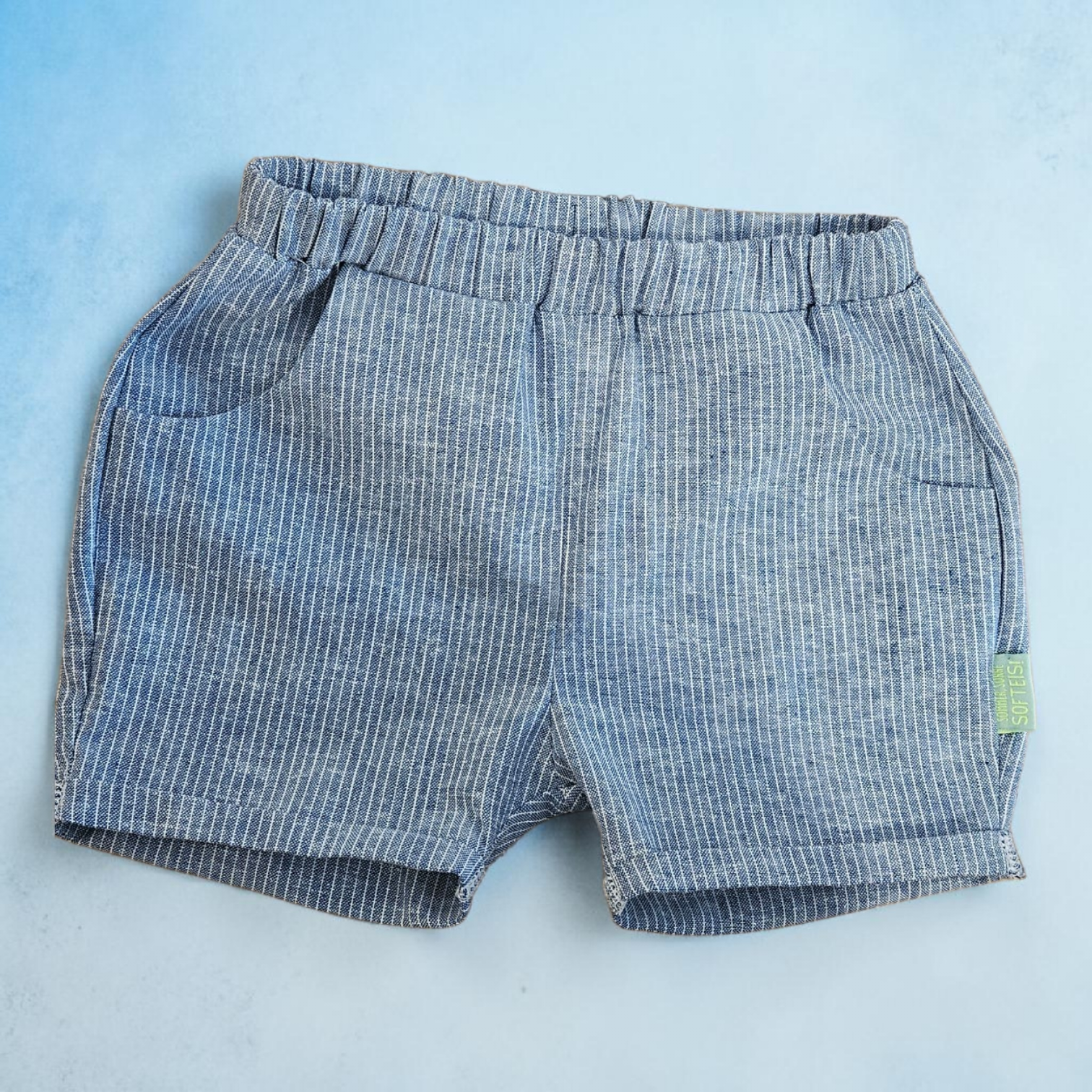 Unisex Kindershorts indigo blau