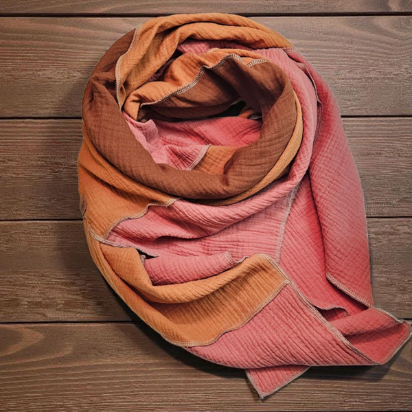 XXL Musselintuch Pacht Herbst