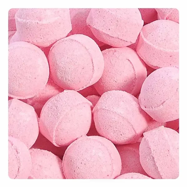 Mini-billes de bain effervescentes fraise