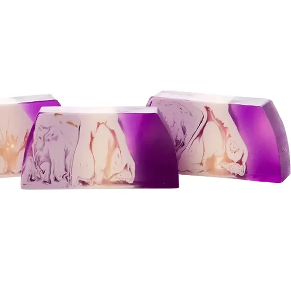 Tranche de savon glycérine Mûre myrtille