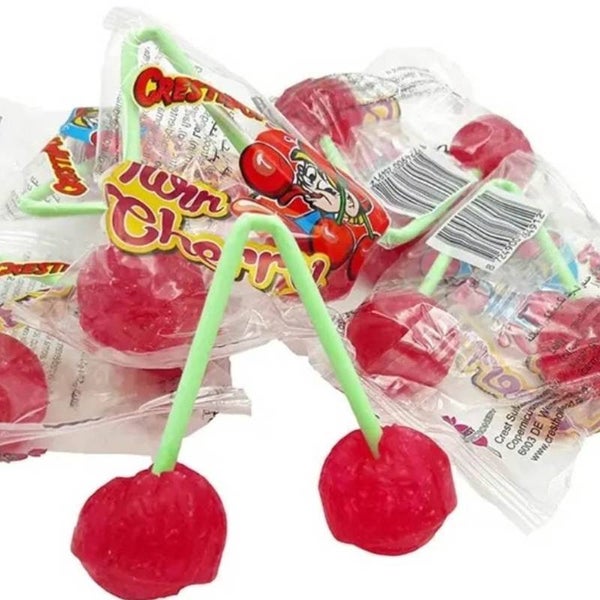 Sucette double cerise (1 pièce)
